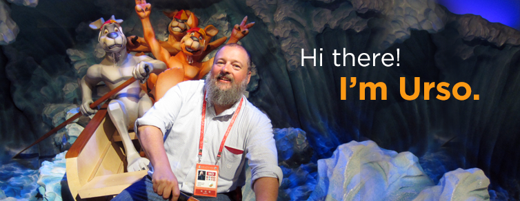 Hi there! I'm Urso - Graphic Designer, World's Fair Consultant, Writer, Branding Specialist